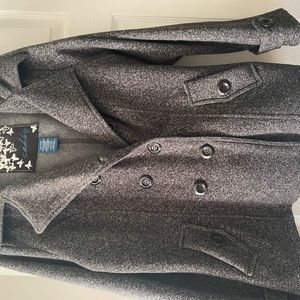 Sebby coat black and grey like new condition size XXL